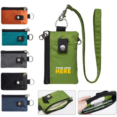 Wallet w/Lanyard Keychain