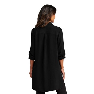 Port Authority® Ladies Textured Crepe Long Tunic