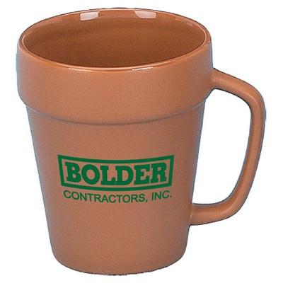 Flower Pot 14 Oz. Ceramic Mug