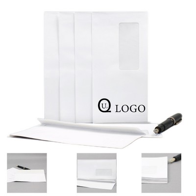 4.3x8.7" Paper Envelope w/ Clear Window