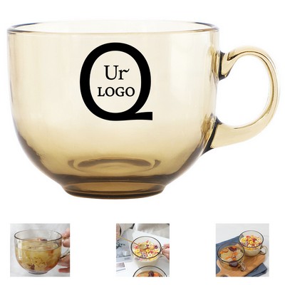 12 oz Clear Coffee Mug