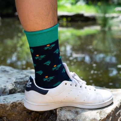 Patterned Gardening Socks - Floral Designs for Green Thumbs - American Made