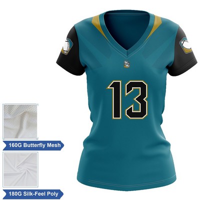 Women's Sublimation Mesh&Interlock Flag Football Jersey