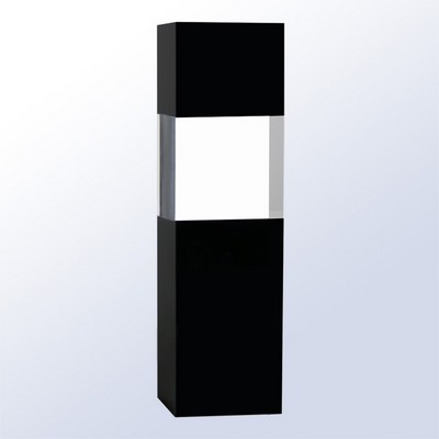 Carlyle Crystal Award, Black, 8"H
