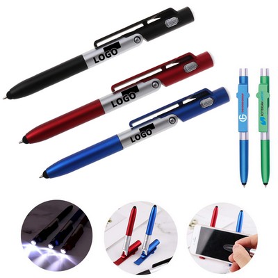 4" 1 Foldable Phone Holder Led Pen