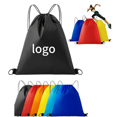 Double-strap Drawstring Oxford Cloth Storage Bag