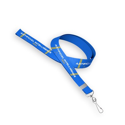 36"x1" Custom Polyester Lanyard