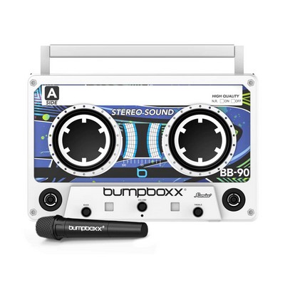 Bumpboxx Remixx Bluetooth Boombox Speaker White Frost