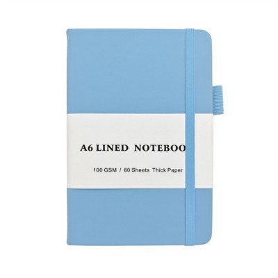 A6 size soft PU cover notebook