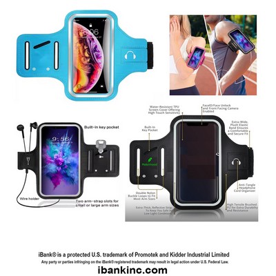 iBank ® Running Sport Armband compatible with iPhone 17/16/15/14 Pro Max Air