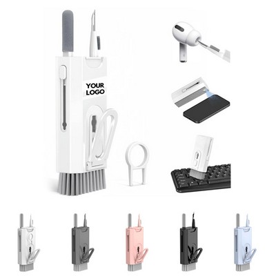 8in1 Multi Functional Electronic Phone Keyboard Cleaner Kit w/Spray & Microfiber Cloth