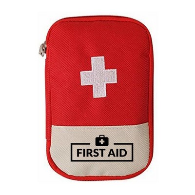 First Aid Traveler Kit Bags – 600D Oxford Fabric with One Color Screen Print