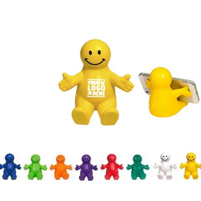 3.7" Squeezable Smile Phone Holder