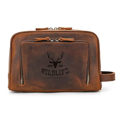 Apero Leather luxury dopp kit