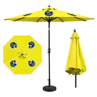 Heavy Duty Market Umbrella With Crank Lift & Tilt