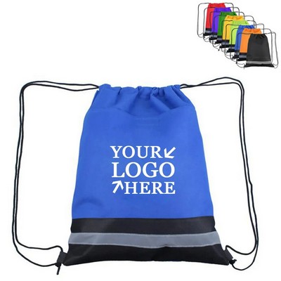 Reflective Safety Cinch Bags