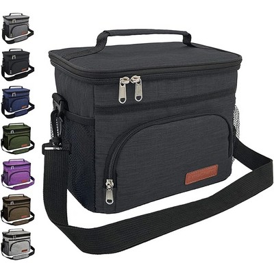 Reusable Tote Lunch Bag with Adjustable Shoulder Strap