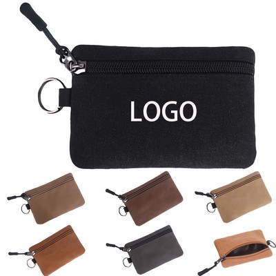 Mini Canvas Coin Purse