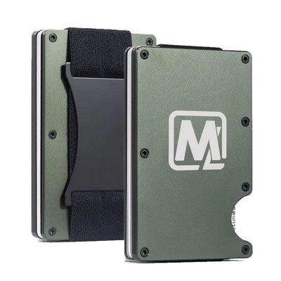 Aluminum RFID Blocking Credit Card Holder