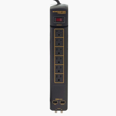 Monster Power Strip/Surge Protectors - Black And Gold