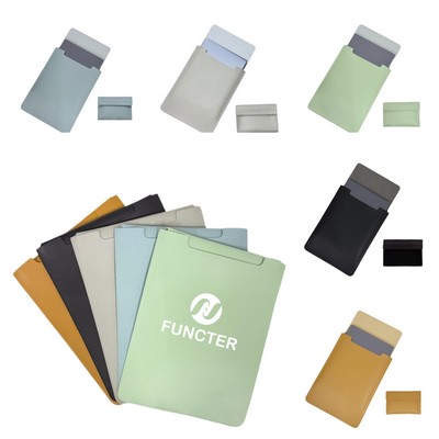 15/16" PU Laptop Bag Laptop Sleeve Electonics Organizer Bag W/ Power pack