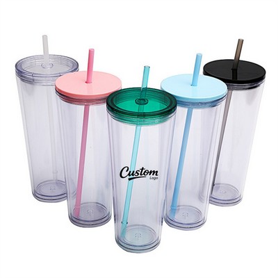 Simplex Tumbler With Straw