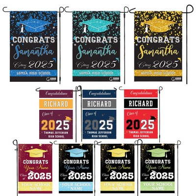 Custom Graduation Yard Flag