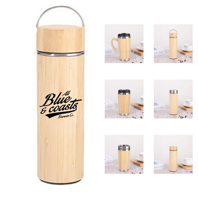 15Oz Thermos Bottle with Tea Infuser