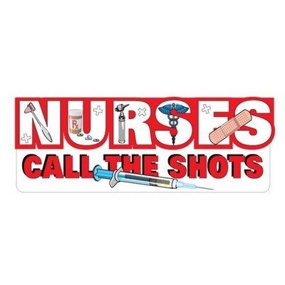 Nursing Slogan Executive Magnet w/ Full Magnetic Back (3 Square Inch)