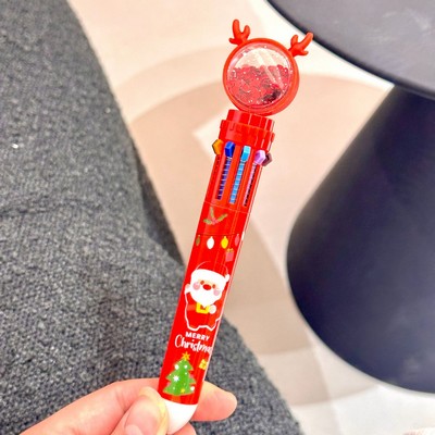 Christmas Themed 10 - Color Ballpoint Pen