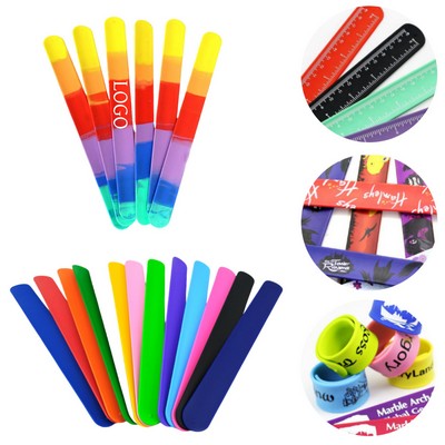 Flexible Silicone Snap Ring Bracelet Ring