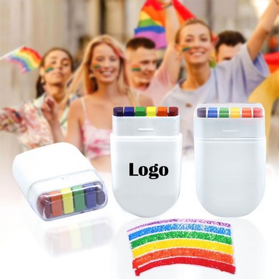 6 Colors Crayon Face Color And World Cup Face Painting