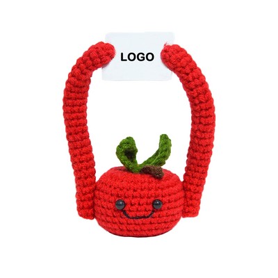 Long-Arm Apple Mood Crochet Doll