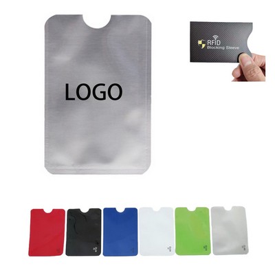 Aluminum Foil RFID Blocking Card Sleeves for Security