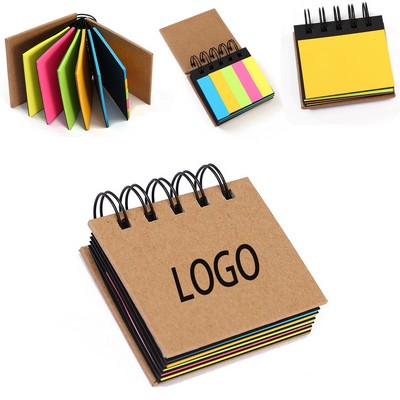 Neon Sticky Note Stacks