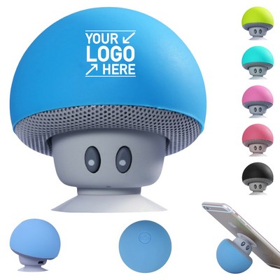 Mini Mushroom Bluetooth Speaker with Suction Base