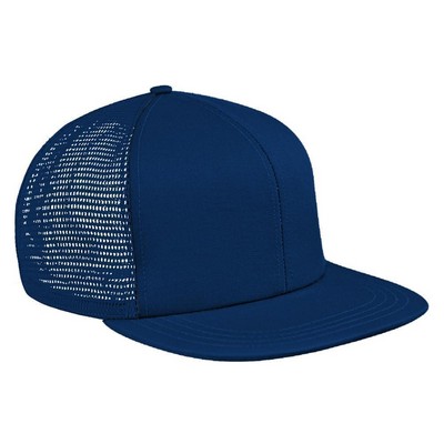 Solid Eyelets Denim Slide Buckle Dad Cap