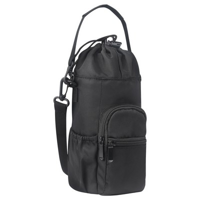 32Oz/40Oz Insulated Water Bottle Bag With Adjustable Shoulder Hand Strap