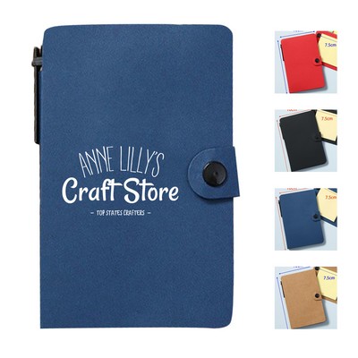 Kraft Cover Notebook with Pen