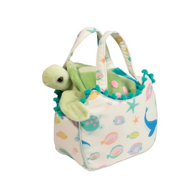 Ocean Friends Sassy Pet Sak w/Turtle Stuffed Animal