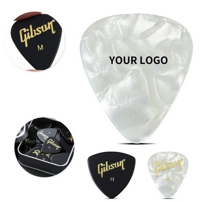 Celluloid Guitar Pick With Screen Print
