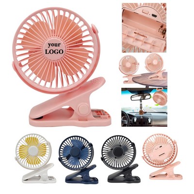 USB Rechargeable Clip Fan