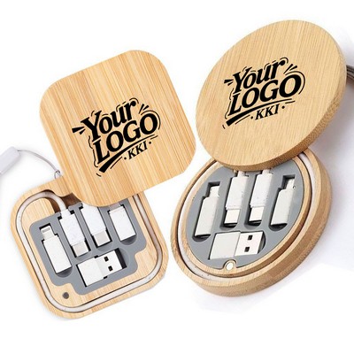 The Eco-Friendly 5-in-1 Wheat Straw Charging Cable Kit