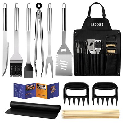 Portable Stainless Steel BBQ Tool Set