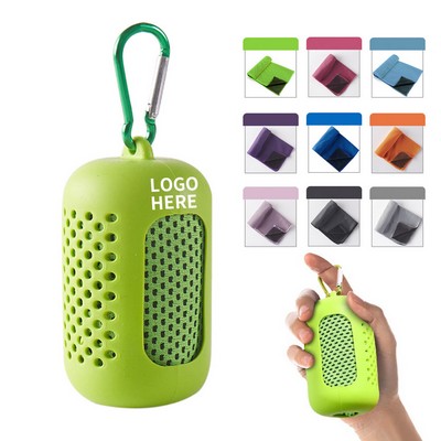 Fast-Evap Cool Towel Silicone-Cased