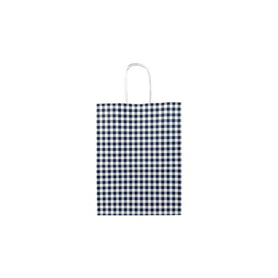 Medium Designs on White Kraft Paper Shopping Bag
