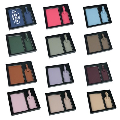 Waterproof Passport Holder and Luggage Tag Set