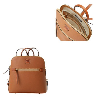 Dooney & Bourke Caramel Brown Pebble Grain Backpack