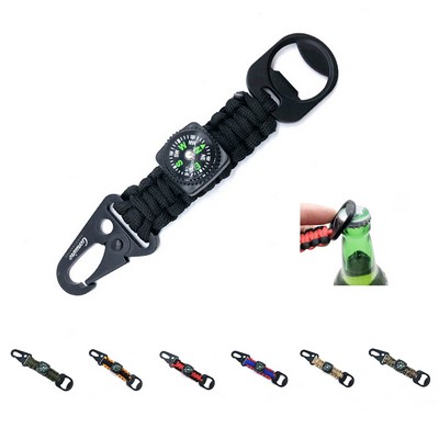 Paracord Compass with Bottle Opener