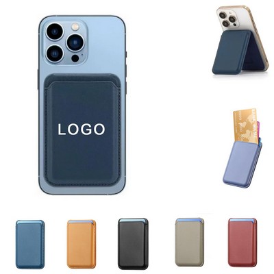 Magnetic PU Leather Phone Holder